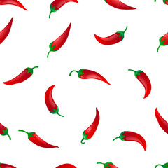Pepper seamless pattern