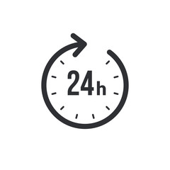 24 h icon - Web, universal and Miscellaneous Icon