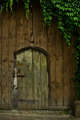 Bauernhof, Ruine, Bauernhaus, Scheune, alt, Rost, Tor, 