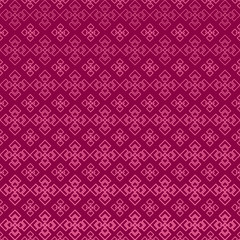 Fototapeta premium Abstract Geometric Pattern Lines. Halftone Square Variation A Seamless Vector Background. Feminine Color