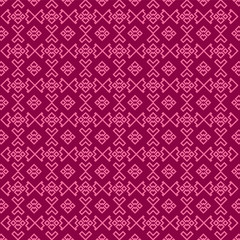 Abstract Geometric Pattern Lines. Square Variation A Seamless Vector Background. Feminine Color