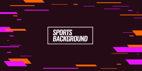Modern colored background for sports