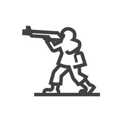 Outline Icon - Toy soldier