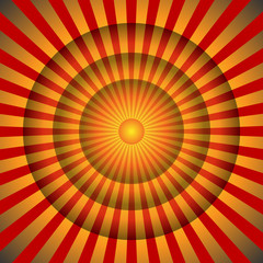 Retro vintage background. Circus placard.Top view of canopy tent. Vector illustration