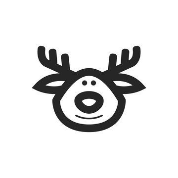 Outline Icon - Reindeer