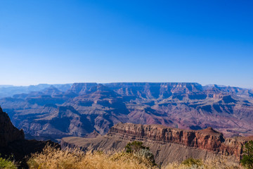View on grand canyon and mountains