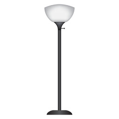 floor lamp with lamp shade in color