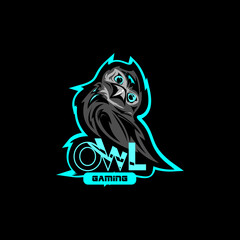 owl gaming mascot logo © Andri Dwiyono