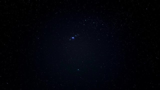 4k Orion constellation timelapse