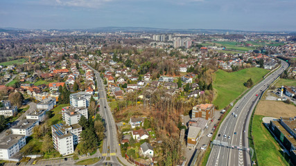 Muri bei Bern und die A6