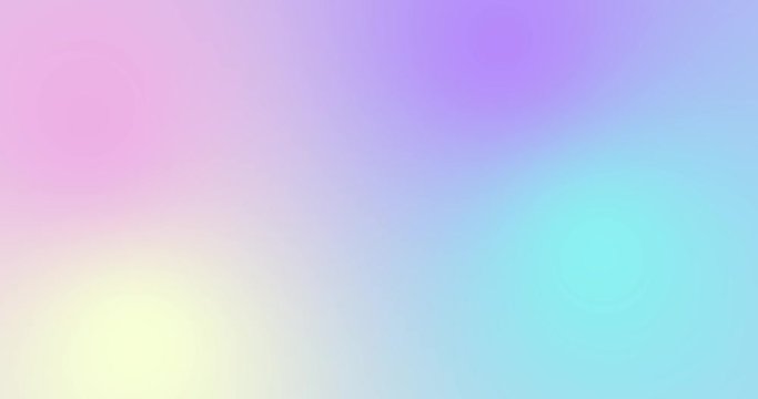 Abstract holographic gradient rainbow animation. 4K loop motion ambient graphic