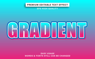 Obraz premium gradient text effect