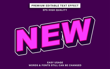 new style text effect