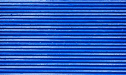 Abstract background of a cargo blue container