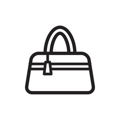 handbag icon, female bag vector icon, shopping bag vector icon