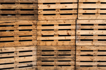 Abstract old wooden pallets background