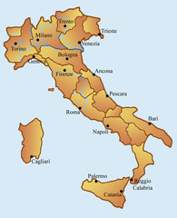 Map of Italy