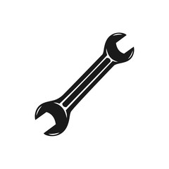 wrench vector icon in trendy flat style