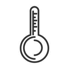 virus covid 19 pandemic hot temperature thermometer line style icon