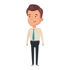 businessman elegant avatar character icon vector illustration design