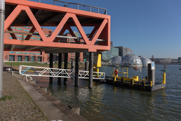 Fototapeta na wymiar Rotterdam netherlands cityscape
