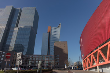 Rotterdam netherlands cityscape