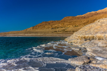 Obraz premium Dead Sea Jordan the lowest place on Earth 