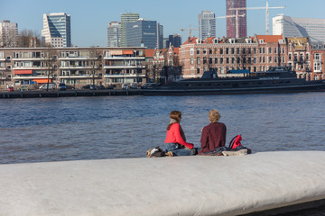 Rotterdam netherlands cityscape