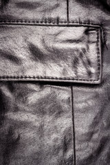 Black leather texture background