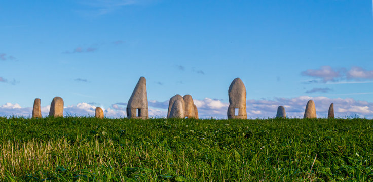 dolmenes near the hercules tower in coru&ntilde;a