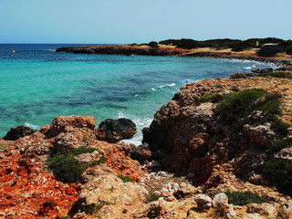 Paradisíaca cala en España