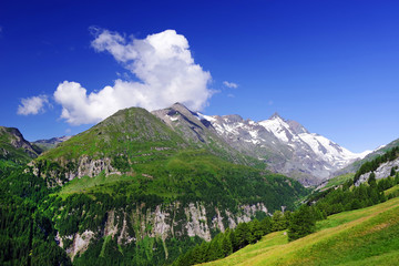Grossglockner, the highest mountain in Austria, Hohe Tauern National Park, Europe