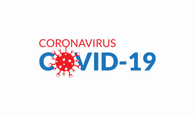 Coronavirus disease (COVID-19) Typography Design. 2019-nCov / Novel Coronavirus Logo Typography Vector Template.
