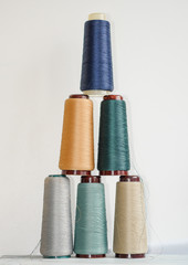 threads accessories for needlework on a sewing machine