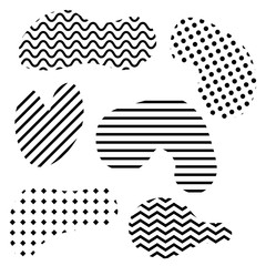 Abstract shapes set