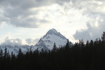 Unique Mountain Sunset - Horizontal