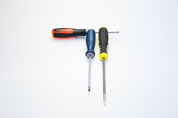 Close-up of screwdrivers, hand tools