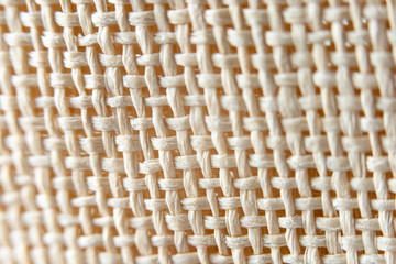 wavy surface weaving natural straw material. texture