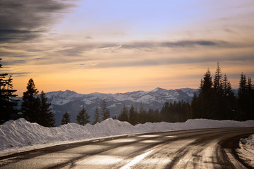 View of the Trinity Alps in the Shasta Cascade Region