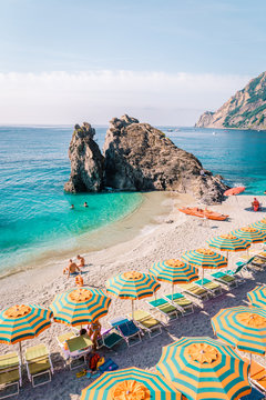 Pebble Beach Monterosso On Vacation Cinque Terre Monterosso Al Mare Pebble Beach Cinque Terre, Italy 