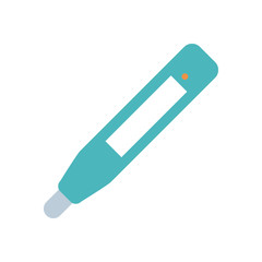 thermometer icon, flat style