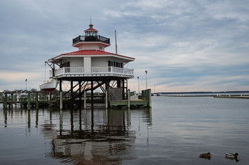 The Choptank River Lighthouse is a 