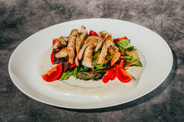 caesar with chicken
