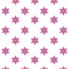 beautiful flowers garden decorative pattern