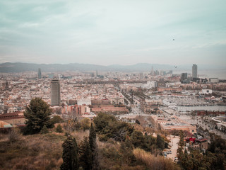 Barcelona Skyline Landscape