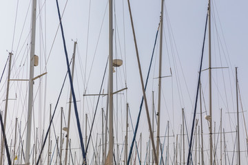 Marina with yachts in Herzliya