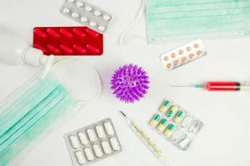 Coronavirus 2019-nCov novel coronavirus concept resposible for asian flu outbreak and coronaviruses influenza as dangerous flu strain cases as a pandemic