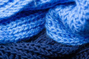 Textile and texture background. Fabric macro photography.