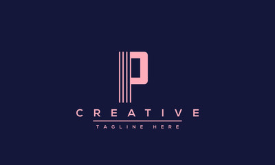 Modern elegant creative P Logo Design and template. PP icon initial Based Monogram and Letters in vector.