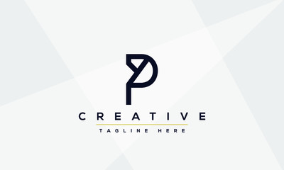 Modern elegant creative P Logo Design and template. PP icon initial Based Monogram and Letters in vector.